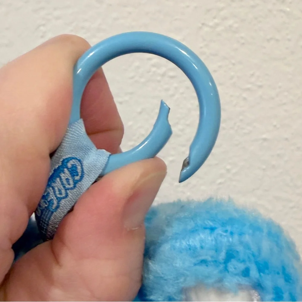 Care Bears Caring Cuties Plush Clip-On Keychain - Grumpy Bear - Picture 4 of 12